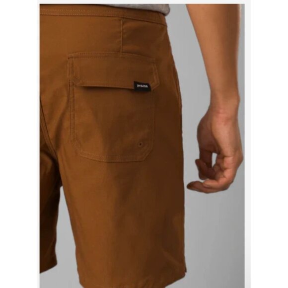 Prana Men's Stretch Zion Hybrid Short II Size 36/07 Rust Brown NWT Pockets - Picture 6 of 15